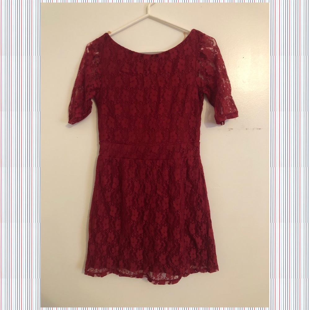 Women’s Red Lace Dress